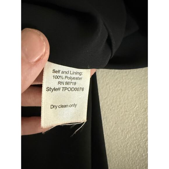 Prose & Poetry Black Gold Georgia Cutout Back Long Maxi Dress Formal Gown 4 NWT - Picture 6 of 9